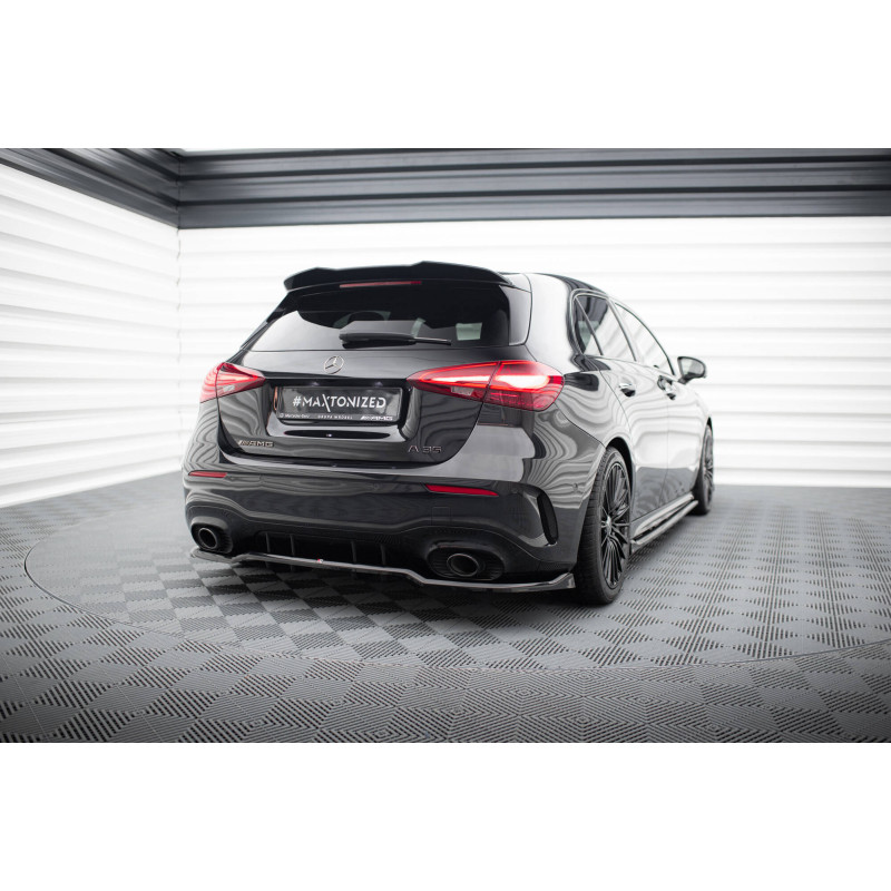 Splitter posteriore (con barre verticali) Mercedes-AMG A35  W177 (Cod. M-ME-A-177F-35-RD1G+RD2G)
