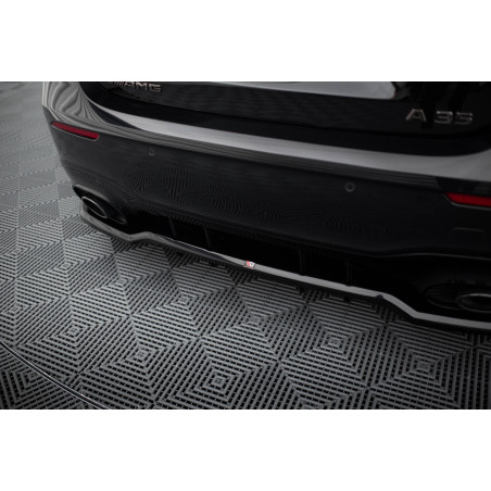 Splitter posteriore (con barre verticali) Mercedes-AMG A35  W177 (Cod. M-ME-A-177F-35-RD1G+RD2G)