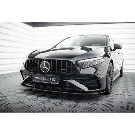 SPLITTER ANTERIORE street pro Mercedes-AMG A35 W177 Facelift (Cod. M-MEA177F35CNC-FD1B)