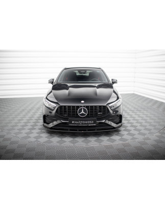 SPLITTER ANTERIORE street pro Mercedes-AMG A35 W177 Facelift (Cod. M-MEA177F35CNC-FD1B)