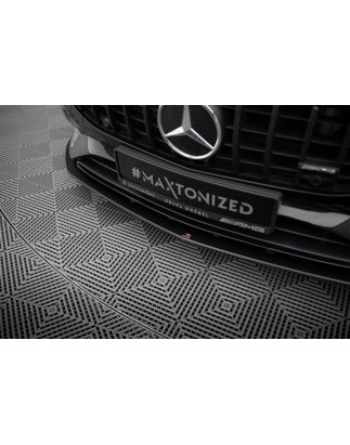 SPLITTER ANTERIORE street pro Mercedes-AMG A35 W177 Facelift (Cod. M-MEA177F35CNC-FD1B)