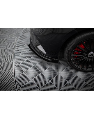 SPLITTER ANTERIORE street pro + Flaps Mercedes-AMG A35 W177 Facelift (Cod. M-MEA177F35CNC-FD1B+FSF1G