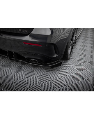 Splitters posteriori laterali Street Pro + Flaps Mercedes-AMG A35  W177 (Cod. M-MEA177F35CNC-RSD1B+R