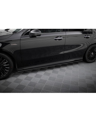Diffusori minigonne street pro Mercedes-AMG A35 W177 Facelift (Cod. M-MEA177F35CNC-SD1B)