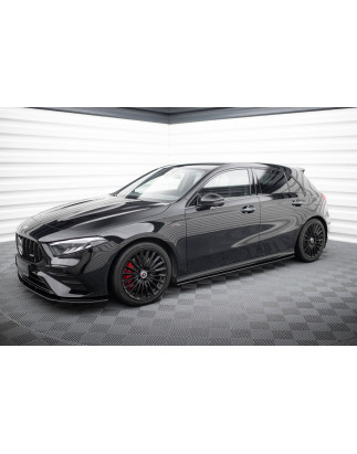Diffusori minigonne street pro Mercedes-AMG A35 W177 Facelift (Cod. M-MEA177F35CNC-SD1B)