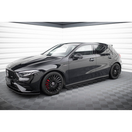 Diffusori minigonne street pro Mercedes-AMG A35 W177 Facelift (Cod. M-MEA177F35CNC-SD1B)