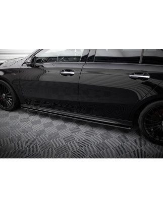 Diffusori minigonne street pro Mercedes-AMG A35 W177 Facelift (Cod. M-MEA177F35CNC-SD1B)
