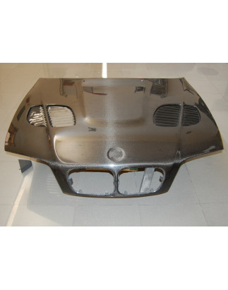 Cofano Carbonio BMW E46 '02-06 4P. Look M3 GTR C/T (Cod. E-TCB6120)