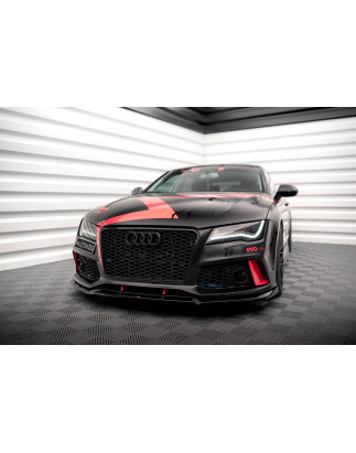 SPLITTER ANTERIORE Audi A7 RS7 Look C7 (Cod. M-AU-A7-C7-RS7LOOK-FD1G)