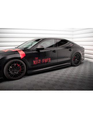 Diffusori minigonne Audi A7 RS7 Look C7 (Cod. M-AU-A7-C7-SLINE-SD1G)
