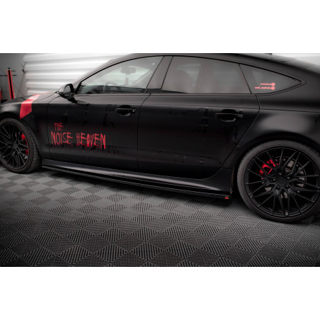 Diffusori minigonne Audi A7 RS7 Look C7 (Cod. M-AU-A7-C7-SLINE-SD1G)