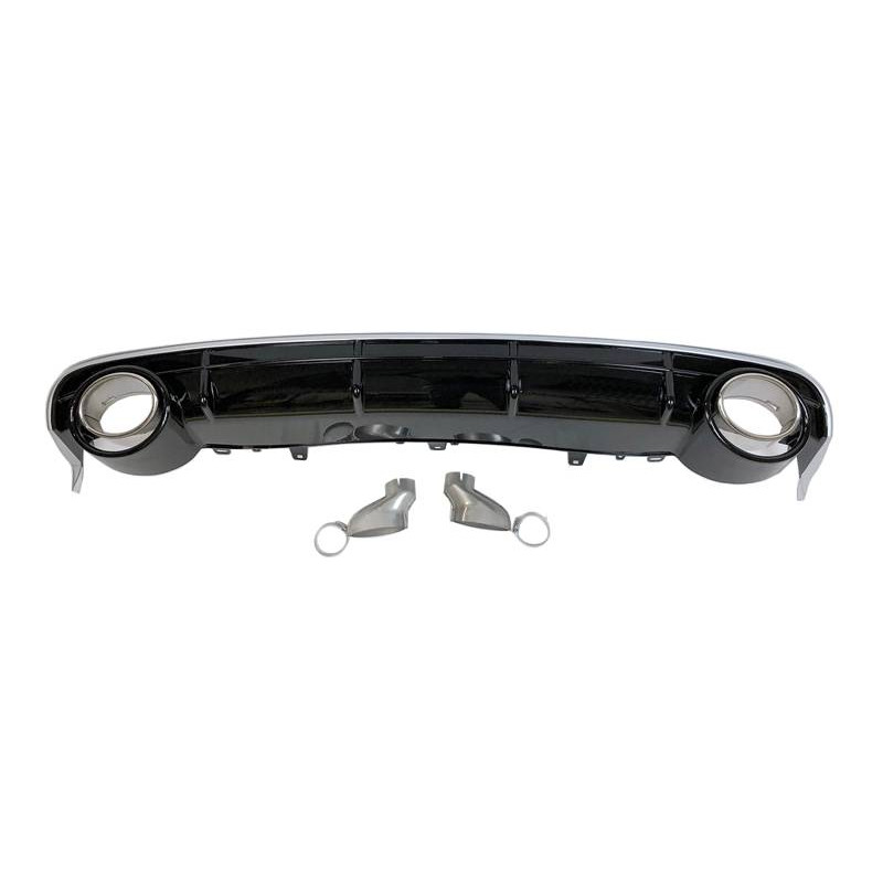 Diffusore Posteriore Audi A6 / A6 Avant Look RS6 2015- 2018 C7 ABS (Cod. E-TCA0205)