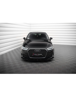 SPLITTER ANTERIORE V.1 Audi A3 Sportback 8V Facelift (Cod. M-AU-A3-3F-SB-FD1G)