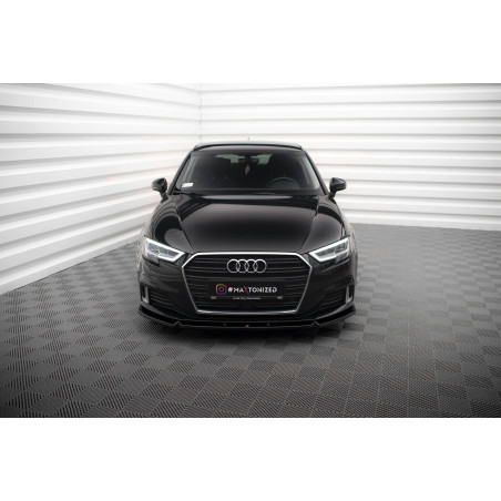 SPLITTER ANTERIORE V.1 Audi A3 Sportback 8V Facelift (Cod. M-AU-A3-3F-SB-FD1G)