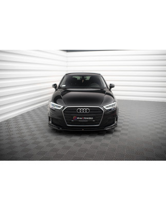 SPLITTER ANTERIORE V.2 Audi A3 Sportback 8V Facelift (Cod. M-AU-A3-3F-SB-FD2G)