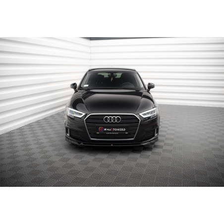 SPLITTER ANTERIORE V.2 Audi A3 Sportback 8V Facelift (Cod. M-AU-A3-3F-SB-FD2G)