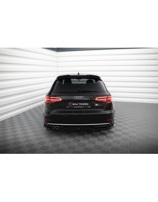 Splitters posteriori laterali Audi A3 Sportback 8V Facelift (Cod. M-AU-A3-3F-SB-RSD1G)