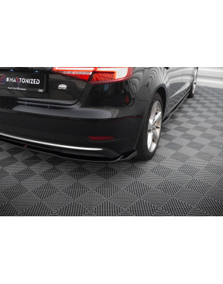 Splitters posteriori laterali Audi A3 Sportback 8V Facelift (Cod. M-AU-A3-3F-SB-RSD1G)