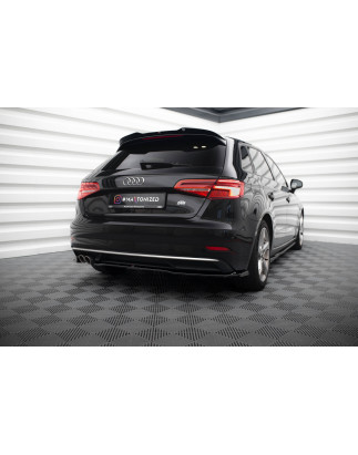 Splitters posteriori laterali Audi A3 Sportback 8V Facelift (Cod. M-AU-A3-3F-SB-RSD1G)