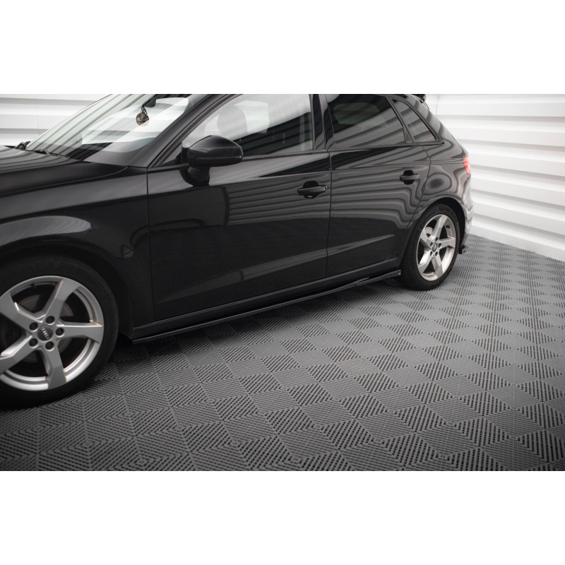 Diffusori minigonne Audi A3 Sportback 8V Facelift (Cod. M-AU-A3-3F-SB-SD1G)