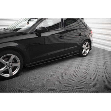 Diffusori minigonne Audi A3 Sportback 8V Facelift (Cod. M-AU-A3-3F-SB-SD1G)