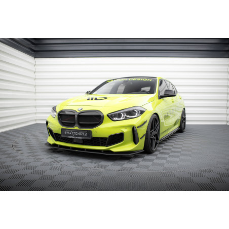 SPLITTER ANTERIORE street pro BMW 1 M-Pack / M135i / 128ti F40 (Cod. M-BM140MPACKCNC-FD1B)