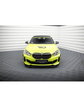 SPLITTER ANTERIORE street pro BMW 1 M-Pack / M135i / 128ti F40 (Cod. M-BM140MPACKCNC-FD1B)