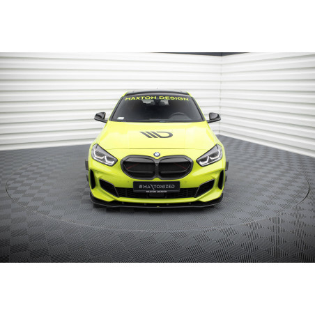 SPLITTER ANTERIORE street pro BMW 1 M-Pack / M135i / 128ti F40 (Cod. M-BM140MPACKCNC-FD1B)