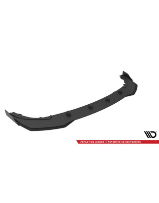 SPLITTER ANTERIORE street pro + Flaps BMW 1 M-Pack / M135i / 128ti F40 (Cod. M-BM140MPACKCNC-FD1B+FS
