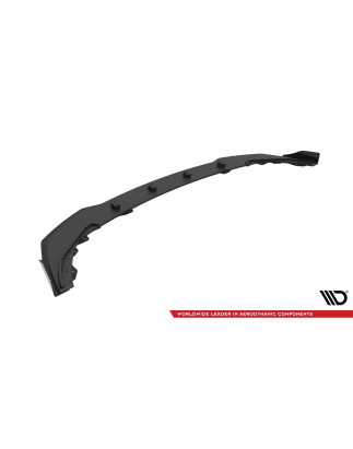 SPLITTER ANTERIORE street pro + Flaps BMW 1 M-Pack / M135i / 128ti F40 (Cod. M-BM140MPACKCNC-FD1B+FS