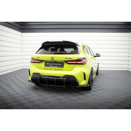 Splitters posteriori laterali Street Pro V.1 + Flaps V.1 BMW 1 F40 M-Pack / M135i (Cod. M-BM140MPACK
