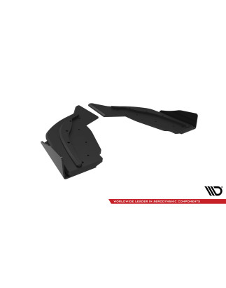 Splitters posteriori laterali Street Pro V.2 + Flaps V.2 BMW 1 F40 M-Pack / M135i (Cod. M-BM140MPACK