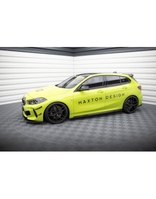 Diffusori minigonne street pro BMW 1 M-Pack / M135i / 128ti F40 (Cod. M-BM140MPACKCNC-SD1B)
