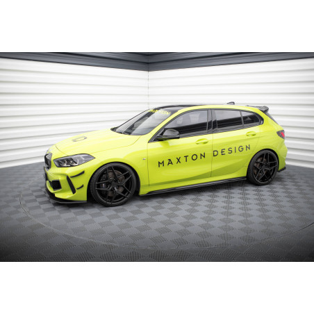 Diffusori minigonne street pro BMW 1 M-Pack / M135i / 128ti F40 (Cod. M-BM140MPACKCNC-SD1B)