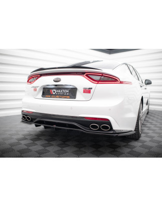 Splitter posteriore (con barre verticali) Kia Stinger Mk1 (Cod. M-KI-ST-1-GTLINE-RD1G+RD2G)