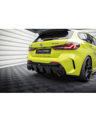Sottoparaurti posteriore V.3 BMW 1 F40 M-Pack/ M135i / 128ti (Version 2x1 scarico) (Cod. M-BM-1-40-M