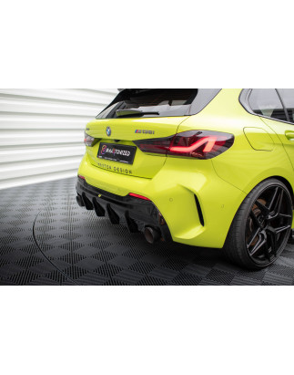 Sottoparaurti posteriore V.3 BMW 1 F40 M-Pack/ M135i / 128ti (Version 2x1 scarico) (Cod. M-BM-1-40-M