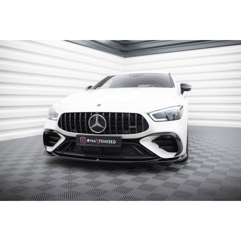 SPLITTER ANTERIORE V.1 Mercedes-AMG GT 43 4 Door Coupe V8 Styling Package X290 (Cod. M-ME-GT-4D-43-V