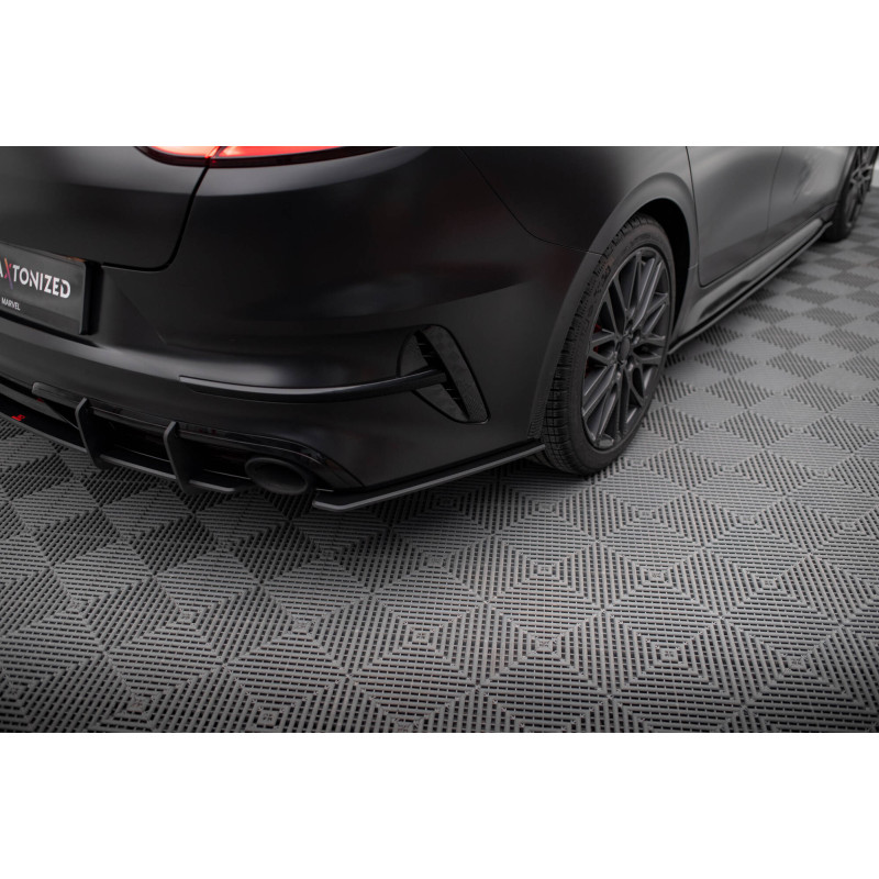 Splitters posteriori laterali Street Pro Kia Proceed GT Mk1 Facelift (Cod. M-KICE3FPROGTCNC-RSD1B)
