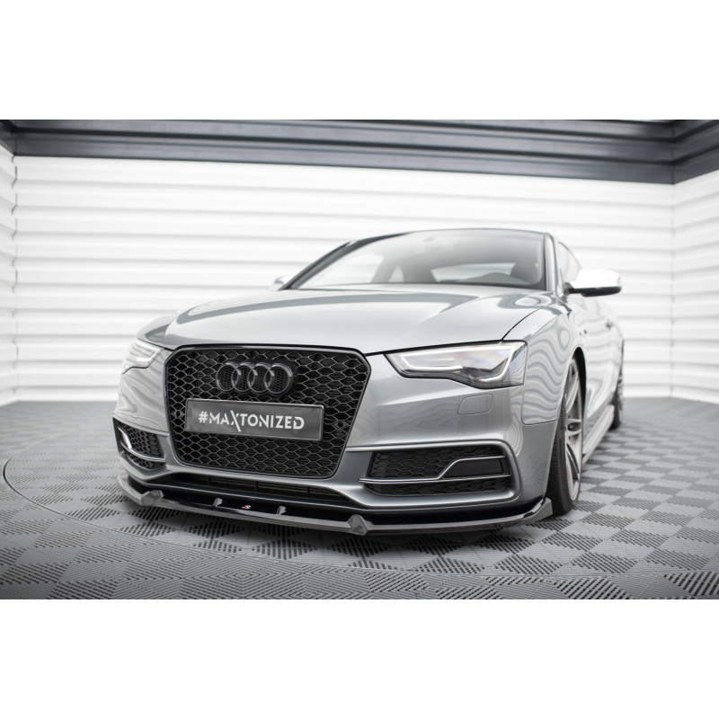 SPLITTER ANTERIORE V.3 Audi S5 / A5 S-Line 8T Facelift (Cod. M-AU-S5-1F-FD1G)