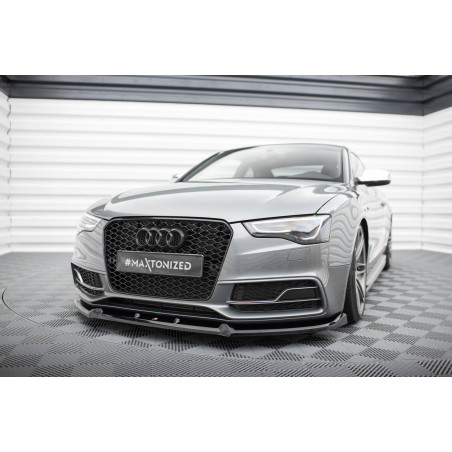 SPLITTER ANTERIORE V.3 Audi S5 / A5 S-Line 8T Facelift (Cod. M-AU-S5-1F-FD1G)