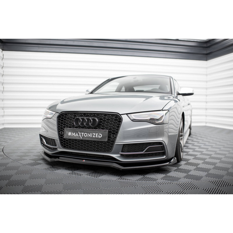 SPLITTER ANTERIORE V.4 Audi S5 / A5 S-Line 8T Facelift (Cod. M-AU-S5-1F-FD2G)