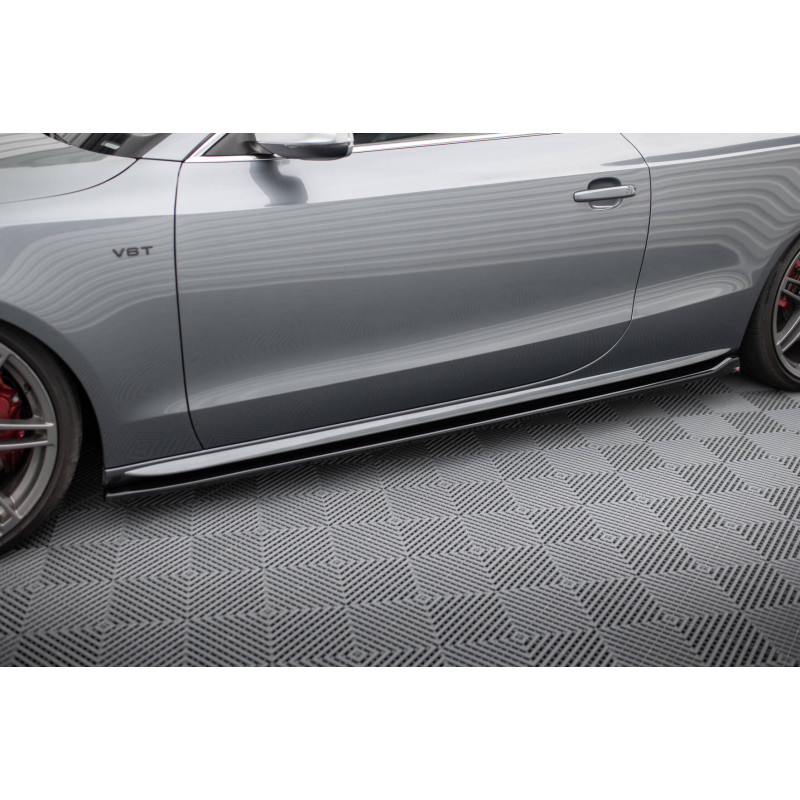 Diffusori minigonne V.2 Audi S5 / A5 S-Line Coupe 8T / 8T Facelift (Cod. M-AU-S5-1F-SD1G)