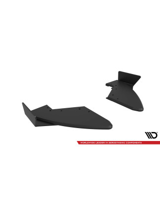 Splitters posteriori laterali Street Pro + Flaps Audi TT S 8S Facelift (Cod. M-AUTT3SCNC-RSD1B+RSF1G