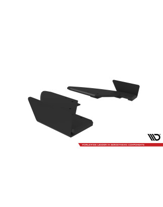 Splitters posteriori laterali Street Pro + Flaps Audi TT S 8S Facelift (Cod. M-AUTT3SCNC-RSD1B+RSF1G