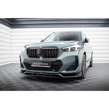 SPLITTER ANTERIORE BMW X1 M-Pack U11 (Cod. M-BM-X1-U11-MPACK-FD1G+FD1RG)
