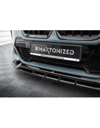 SPLITTER ANTERIORE BMW X1 M-Pack U11 (Cod. M-BM-X1-U11-MPACK-FD1G+FD1RG)