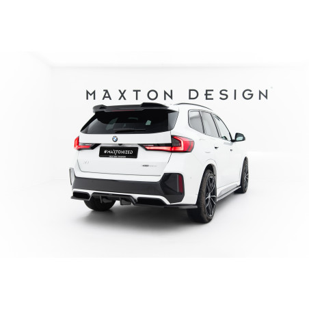 Splitter posteriore (con barre verticali) BMW X1 M-Pack U11 (Cod. M-BM-X1-U11-MPACK-RD1G+RD2G)