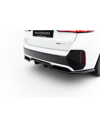 Splitter posteriore (con barre verticali) BMW X1 M-Pack U11 (Cod. M-BM-X1-U11-MPACK-RD1G+RD2G)