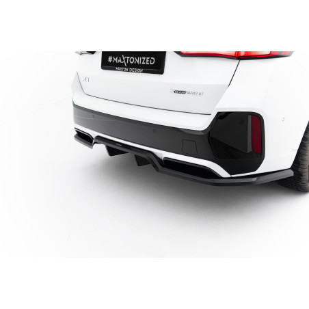 Splitter posteriore (con barre verticali) BMW X1 M-Pack U11 (Cod. M-BM-X1-U11-MPACK-RD1G+RD2G)